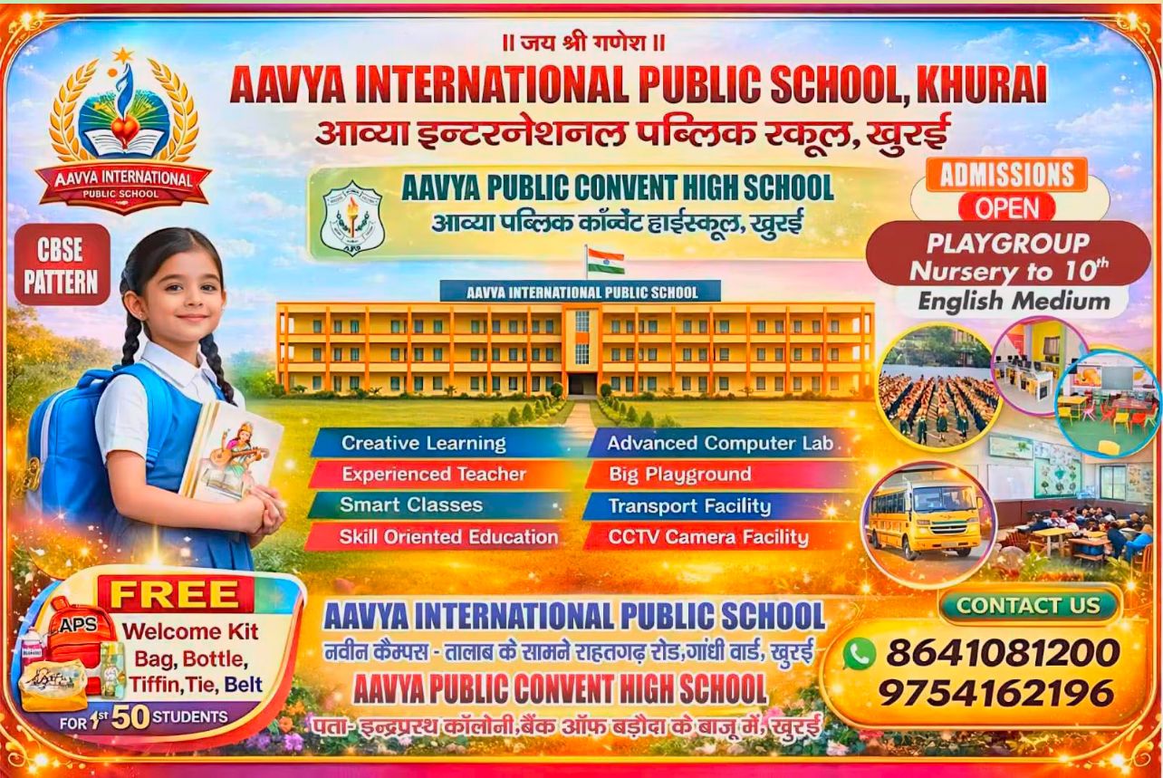 Aavya International Public School Khurai - Sagar